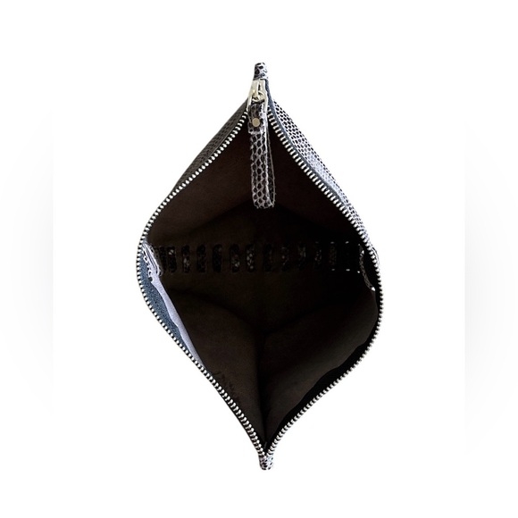 Raj Leather Clutch Brown - Picture 2 of 3